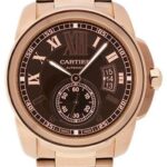 Cartier Calibre de Cartier Watch – 42 mm Pink Gold Case – Chocolate-Colored Dial – W7100040