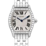 Cartier Tortue Watch – 30 mm White Gold Diamond Case – WA501011