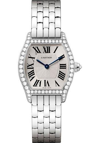 Cartier Tortue Watch – 30 mm White Gold Diamond Case – WA501011