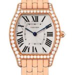 Cartier Tortue Watch – 39 mm Pink Gold Diamond Case – WA501012