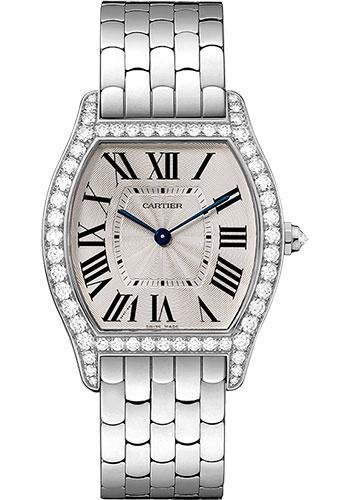 Cartier Tortue Watch – 39 mm White Gold Diamond Case – WA501013