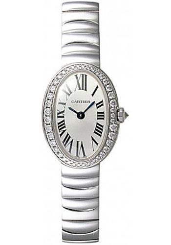 Cartier Baignoire Watch – Mini White Gold Diamond Case – WB520025