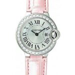 Cartier Ballon Bleu de Cartier Watch – Small White Gold Case – Diamond Bezel – Alligator Strap – WE900351
