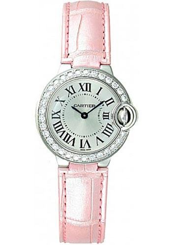 Cartier Ballon Bleu de Cartier Watch – Small White Gold Case – Diamond Bezel – Alligator Strap – WE900351