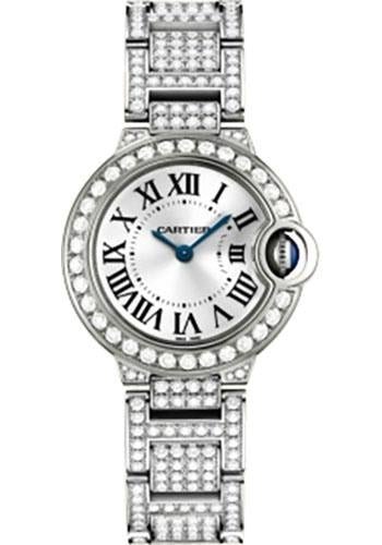 Cartier Ballon Bleu de Cartier Watch – Small White Gold Diamond Case – Diamond Bracelet – WE9003ZA