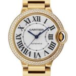 Cartier Ballon Bleu de Cartier Watch – Medium Yellow Gold Case – Diamond Bezel – WE9004Z3
