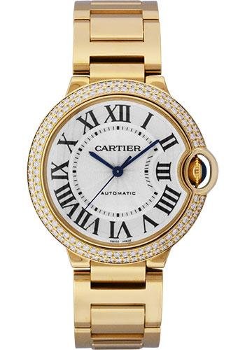 Cartier Ballon Bleu de Cartier Watch – Medium Yellow Gold Case – Diamond Bezel – WE9004Z3