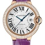 Cartier Ballon Bleu de Cartier Watch – Large Rose Gold Case – Diamond Bezel – Alligator Strap – WE900851