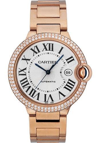 Cartier Ballon Bleu de Cartier Watch – Large Pink Gold Case – Diamond Bezel – WE9008Z3