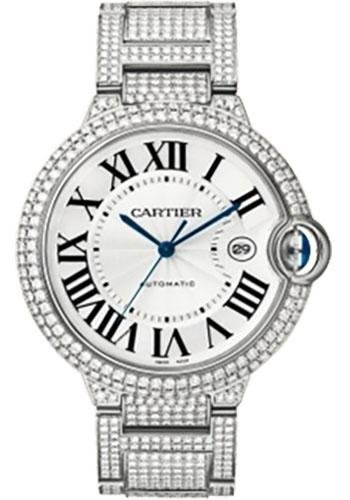 Cartier Ballon Bleu de Cartier Watch – Large White Gold Diamond Case – Diamond Bracelet – WE902006