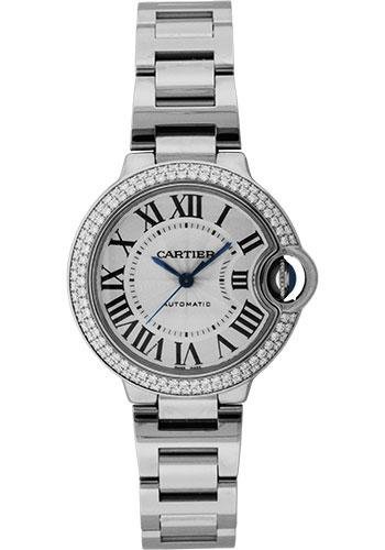 Cartier Ballon Bleu de Cartier Watch – 33 mm White Gold Diamond Case – WE902065