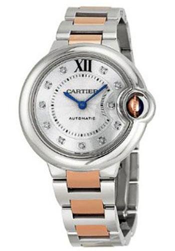 Cartier Ballon Bleu de Cartier Watch – 33 mm Steel Case – Pink Gold And Steel Bracelet – WE902061