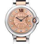 Cartier Ballon Bleu de Cartier Watch – 36.6 mm Steel And Pink Gold Case – Pink Gold Dial – WE902054