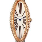 Cartier Baignoire Allongee Watch – 47 mm Pink Gold Case – Light Gray Strap – WGBA0009