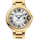 Cartier Ballon Bleu de Cartier Watch – 33 mm Yellow Gold Case – Silvered Dial – Interchangeable Bracelet – WGBB0045