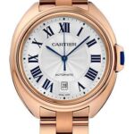 Cartier Cle De Cartier Watch – 40 mm Pink Gold Case – Silver Dial – WGCL0002