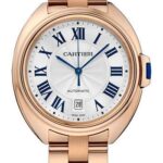 Cartier Cle de Cartier Watch – 40 mm Pink Gold Case – Silvered Dial – WGCL0020