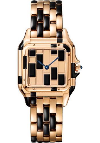 Cartier Panthere de Cartier Watch – 27 mm Pink Gold Case – Gold Dial – WGPN0011