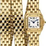 Cartier Panthere de Cartier Triple Loop Watch – 20 mm Yellow Gold Case – Diamond Bezel – Yellow Gold Triple Loop Bracelet – WGPN0012