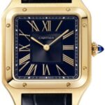 Cartier Santos-Dumont Watch large yellow Gold Leather – WGSA0115