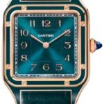 Cartier Santos-Dumont Large Rose Gold – Blue Dial – WGSA0098