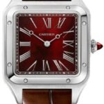 Catier Santos-Dumont Watch – Carnelian Red Dial – WGSA0102