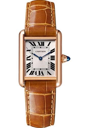 Cartier Tank Louis Cartier Watch – 29.55 mm Pink Gold Case – Brown Alligator Strap – WGTA0010