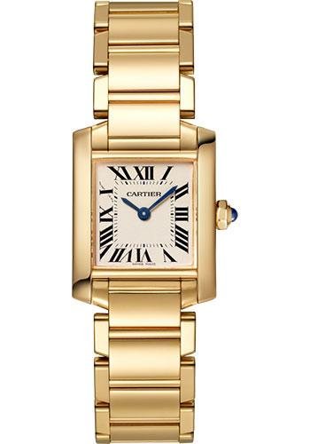 Cartier Tank Francaise Watch – 25 mm Yellow Gold Case – WGTA0031