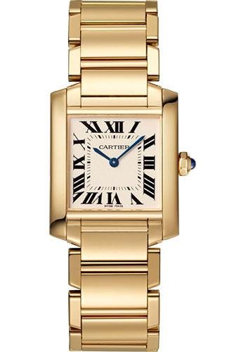 Cartier Tank Francaise Watch – 30 mm Yellow Gold Case – WGTA0032