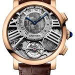 Cartier Rotonde de Cartier Earth and Moon Watch – 47 mm Pink Gold Case – WHRO0013
