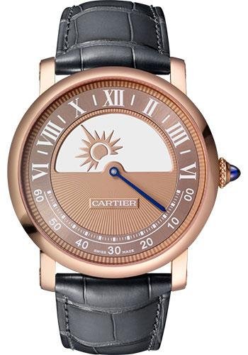 Cartier Rotonde de Cartier Mysterious Movement Watch – 40 mm Pink Gold Case – WHRO0042