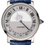 Cartier Rotonde de Cartier Mysterious Day/Night Watch – 40 mm White Gold Case – WHRO0043