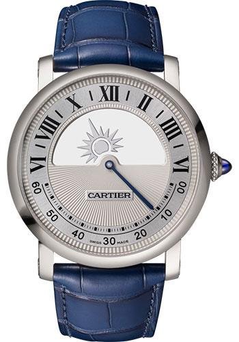Cartier Rotonde de Cartier Mysterious Day/Night Watch – 40 mm White Gold Case – WHRO0043