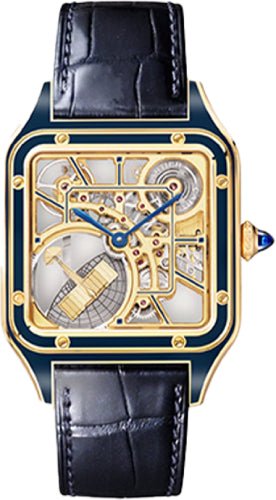 Cartier Santos-Dumont Skeleton Watch With Micro-Rotor – WHSA0031