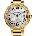 Cartier Ballon Bleu de Cartier Watch – 36 mm Yellow Gold Case – Diamond Bezel – WJBB0043