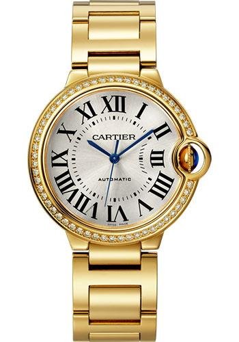 Cartier Ballon Bleu de Cartier Watch – 36 mm Yellow Gold Case – Diamond Bezel – WJBB0043