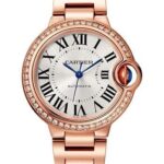 Cartier Ballon Bleu de Cartier Watch – 33 mm Pink Gold Case – Diamond Bezel – Interchangeable Bracelet – WJBB0063