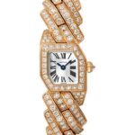 Cartier Maillon de Cartier Watch – 16 x 17 mm Pink Gold Case – Silver Dial – Diamond Bracelet – WJBJ0004