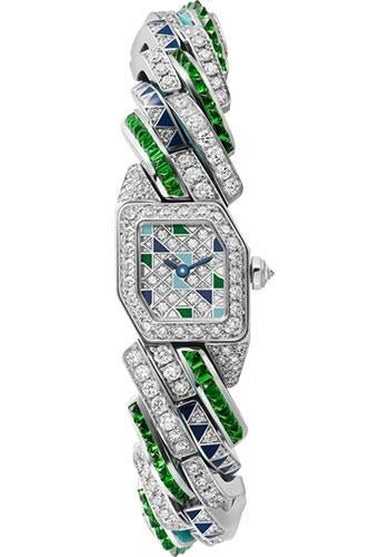 Cartier Maillon de Cartier Watch – 16 x 17 mm White Gold Case – Blue On The Dial – Bracelet – WJBJ0008