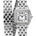 Cartier Panthere de Cartier Double Loop Watch – 22 mm White Gold Case – Diamond Bezel – White Gold Double Loop Bracelet – WJPN0012