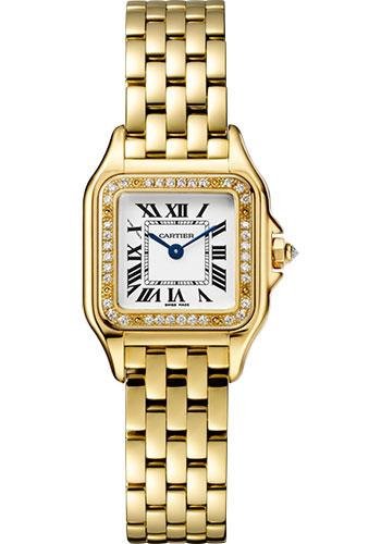 Cartier Panthere de Cartier Watch – 22 mm Yellow Gold Case – Diamond Bezel – WJPN0015