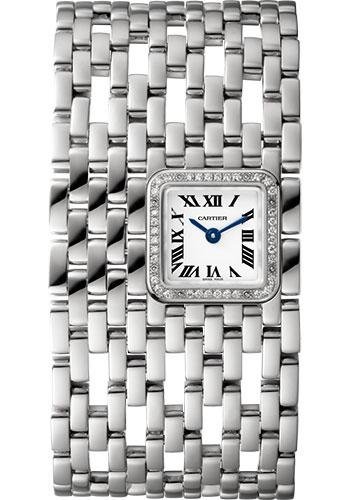 Cartier Panthere de Cartier Cuff Watch – 22 mm White Gold Case – Diamond Bezel – WJPN0021