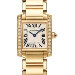 Cartier Tank Francaise Watch – 25 mm Yellow Gold Diamond Case – WJTA0024