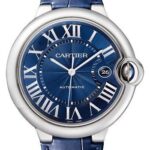 Cartier Ballon Bleu de Cartier Watch – 42 mm Steel Case – Blue Dial – Blue Leather Strap – WSBB0027