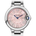 Cartier Ballon Bleu de Cartier Quartz Watch – 33 mm Steel Case – Pink Dial – WSBB0033