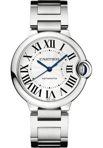 Cartier Ballon Bleu de Cartier Watch – 36 mm Steel Case – Silver Dial – Interchangeable Bracelet – WSBB0048