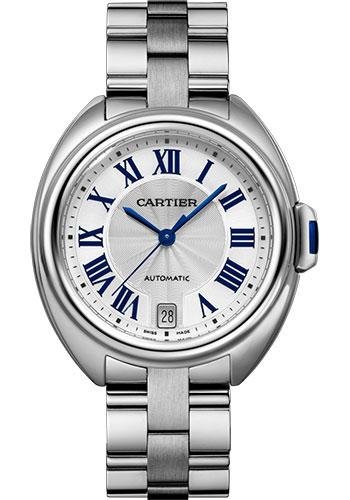 Cartier Cle de Cartier Watch – 35 mm Steel Case – Silver Dial – WSCL0006