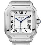 Cartier Santos de Cartier Watch – 39.8 mm Steel Case – Silvered Dial – WSSA0018