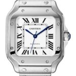 Cartier Santos de Cartier Watch – 35.1 mm Steel Case – Silvered Dial – WSSA0029