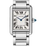 Cartier Tank Must de Cartier Watch – 29.5 mm x 22 mm Steel Case – Silvered Dial – Interchangeable Bracelet – WSTA0051